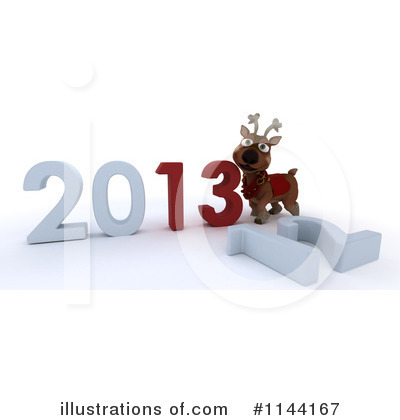 Royalty-Free (RF) New Year Clipart Illustration by KJ Pargeter - Stock Sample #1144167