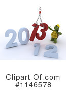 New Year Clipart #1146578 by KJ Pargeter