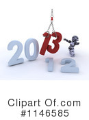 New Year Clipart #1146585 by KJ Pargeter