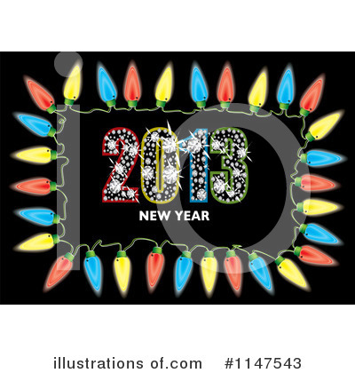Royalty-Free (RF) New Year Clipart Illustration by michaeltravers - Stock Sample #1147543