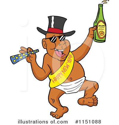 Drunk Clipart #1151088 by LaffToon