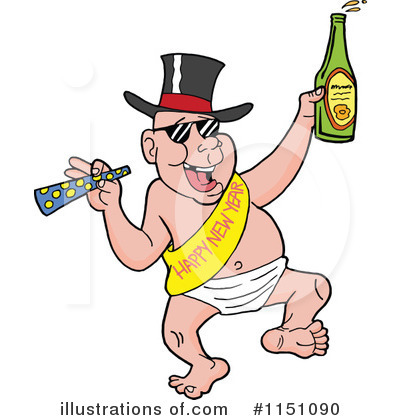Drunk Clipart #1151090 by LaffToon