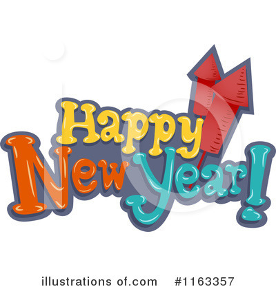 New Year Clipart #1163357 by BNP Design Studio