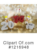 New Year Clipart #1216948 by KJ Pargeter