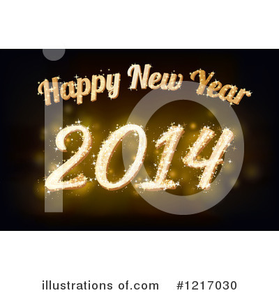 Royalty-Free (RF) New Year Clipart Illustration by Amanda Kate - Stock Sample #1217030
