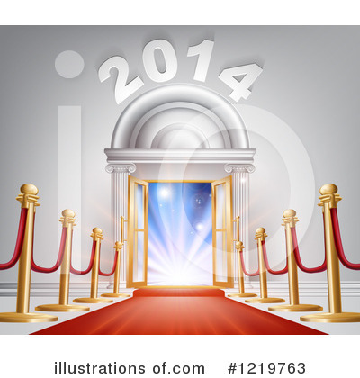 Royalty-Free (RF) New Year Clipart Illustration by AtStockIllustration - Stock Sample #1219763