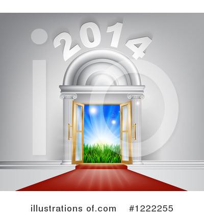 Royalty-Free (RF) New Year Clipart Illustration by AtStockIllustration - Stock Sample #1222255