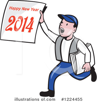 New Year Clipart #1224455 by patrimonio