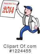 New Year Clipart #1224455 by patrimonio