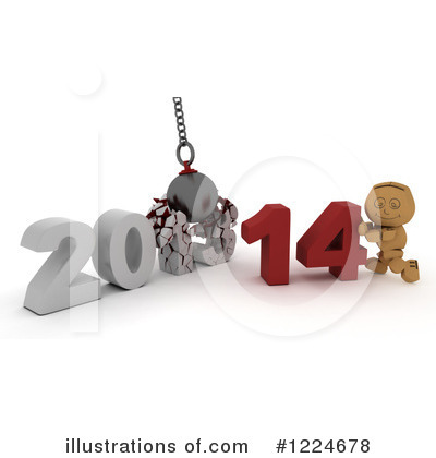 Royalty-Free (RF) New Year Clipart Illustration by KJ Pargeter - Stock Sample #1224678