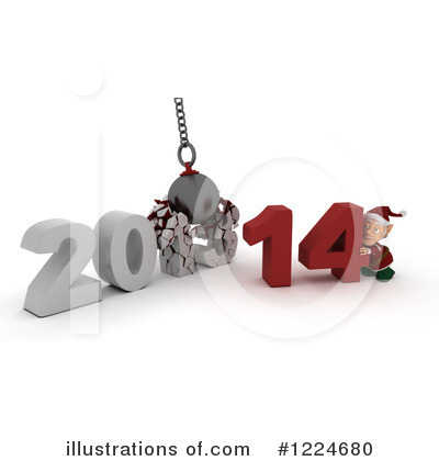 Royalty-Free (RF) New Year Clipart Illustration by KJ Pargeter - Stock Sample #1224680