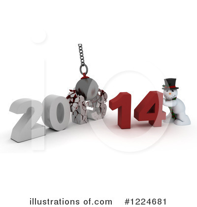Royalty-Free (RF) New Year Clipart Illustration by KJ Pargeter - Stock Sample #1224681