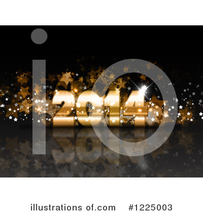 Royalty-Free (RF) New Year Clipart Illustration by KJ Pargeter - Stock Sample #1225003
