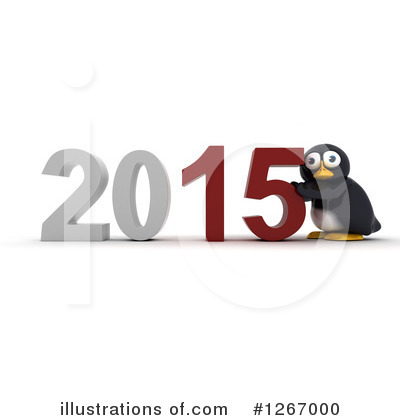 Penguin Clipart #1267000 by KJ Pargeter