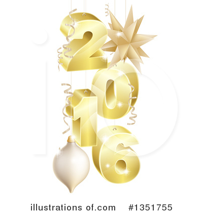 Royalty-Free (RF) New Year Clipart Illustration by AtStockIllustration - Stock Sample #1351755