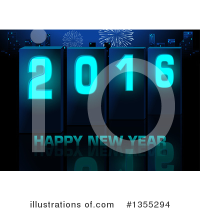 Royalty-Free (RF) New Year Clipart Illustration by dero - Stock Sample #1355294