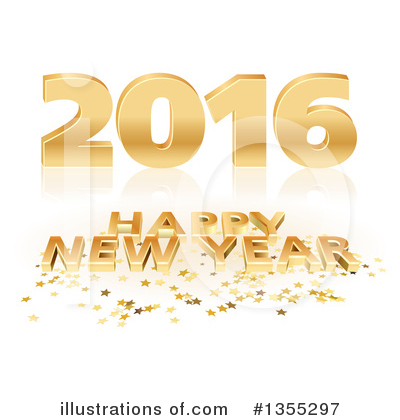Royalty-Free (RF) New Year Clipart Illustration by dero - Stock Sample #1355297