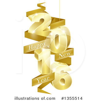 New Year Clipart #1355514 by AtStockIllustration