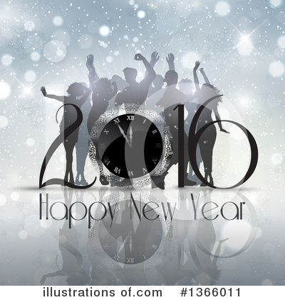 Royalty-Free (RF) New Year Clipart Illustration by KJ Pargeter - Stock Sample #1366011
