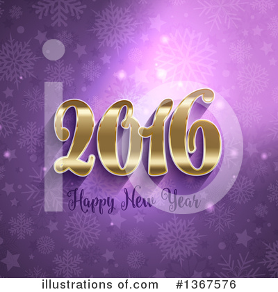 Royalty-Free (RF) New Year Clipart Illustration by KJ Pargeter - Stock Sample #1367576