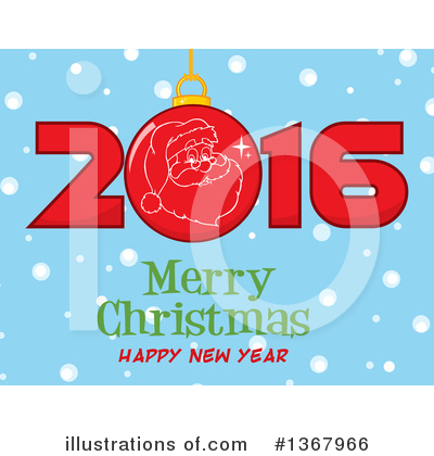 Royalty-Free (RF) New Year Clipart Illustration by Hit Toon - Stock Sample #1367966