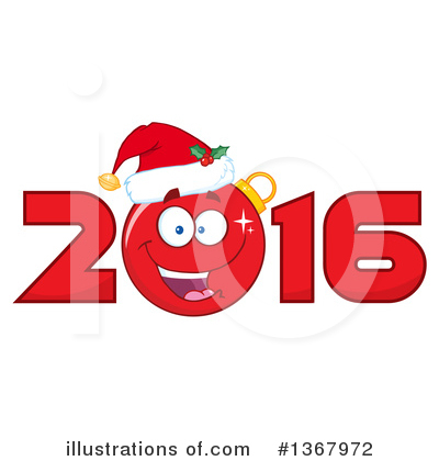 Royalty-Free (RF) New Year Clipart Illustration by Hit Toon - Stock Sample #1367972