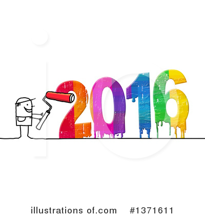 Royalty-Free (RF) New Year Clipart Illustration by NL shop - Stock Sample #1371611