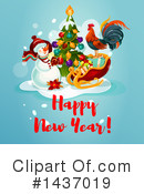 New Year Clipart #1437019 by Vector Tradition SM
