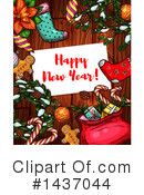 New Year Clipart #1437044 by Vector Tradition SM
