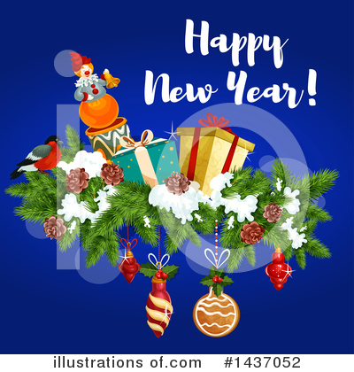 Royalty-Free (RF) New Year Clipart Illustration by Vector Tradition SM - Stock Sample #1437052