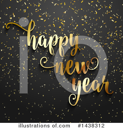 New Year Clipart #1438312 by KJ Pargeter