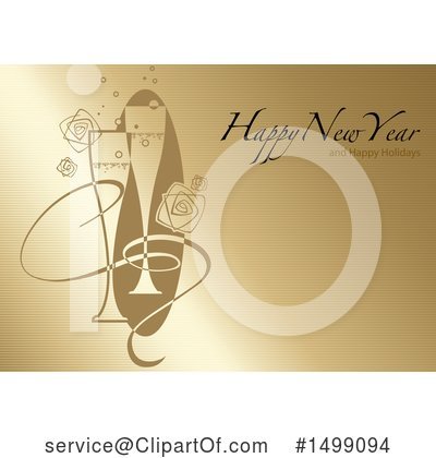 Champagne Clipart #1499094 by dero