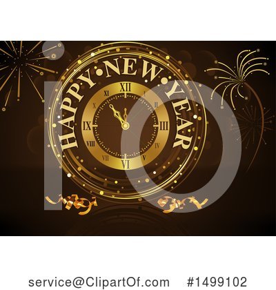 Royalty-Free (RF) New Year Clipart Illustration by dero - Stock Sample #1499102