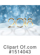 New Year Clipart #1514043 by KJ Pargeter