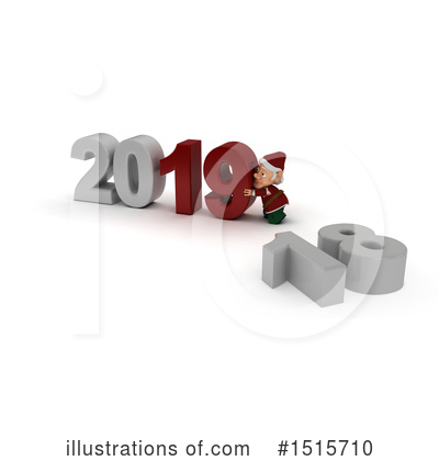 Christmas Elf Clipart #1515710 by KJ Pargeter