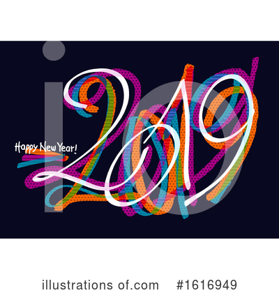 Royalty-Free (RF) New Year Clipart Illustration by NL shop - Stock Sample #1616949