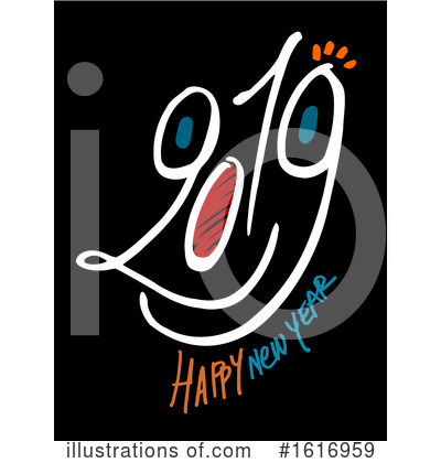 Royalty-Free (RF) New Year Clipart Illustration by NL shop - Stock Sample #1616959