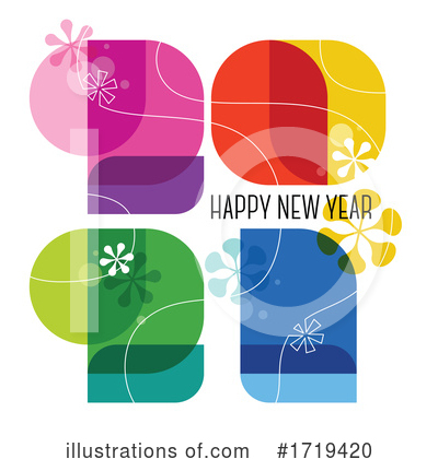 Royalty-Free (RF) New Year Clipart Illustration by elena - Stock Sample #1719420