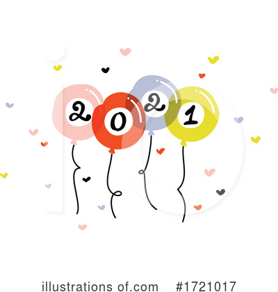 Balloons Clipart #1721017 by elena