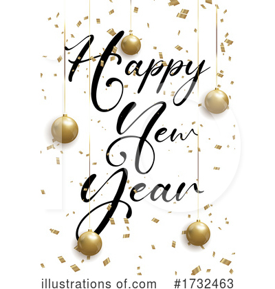 New Year Clipart #1732463 by KJ Pargeter