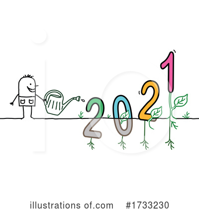 Gardening Clipart #1733230 by NL shop