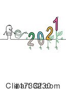New Year Clipart #1733230 by NL shop