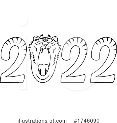 Royalty-Free (RF) New Year Clipart Illustration by Hit Toon - Stock Sample #1746090