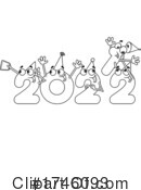 New Year Clipart #1746093 by Hit Toon