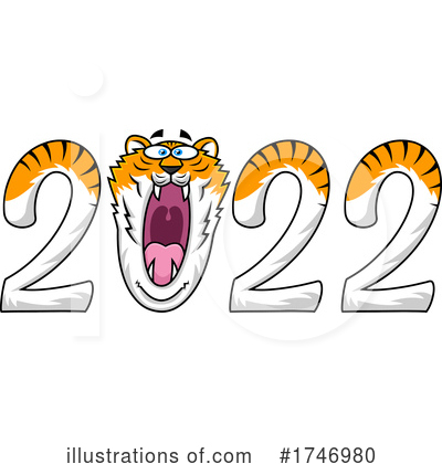 Tiger Clipart #1746980 by Hit Toon