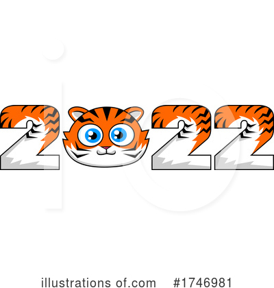 Tiger Clipart #1746981 by Hit Toon