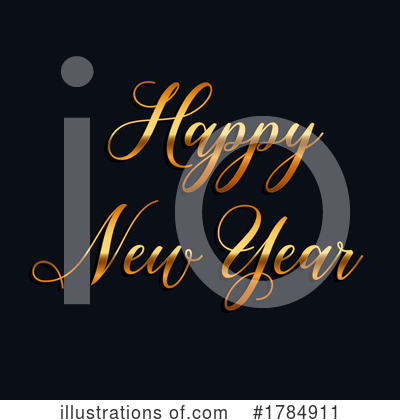 New Year Clipart #1784911 by KJ Pargeter