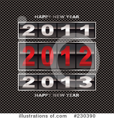 Royalty-Free (RF) New Year Clipart Illustration by michaeltravers - Stock Sample #230390