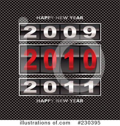 Royalty-Free (RF) New Year Clipart Illustration by michaeltravers - Stock Sample #230395