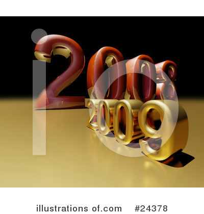 Royalty-Free (RF) New Year Clipart Illustration by Eugene - Stock Sample #24378